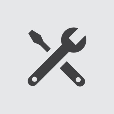 Beyaz arka plan illüstrasyon izole iş aracı simgesini