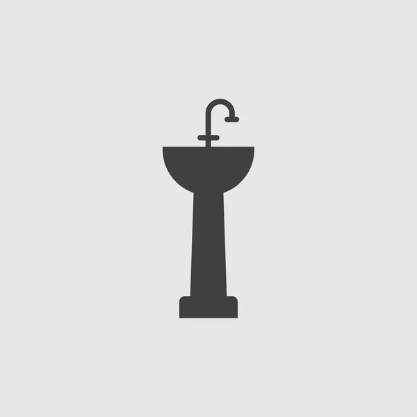 Illustrazione icona lavello — Vettoriale Stock