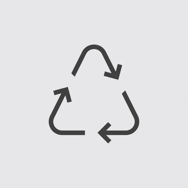 Ilustración de icono de reciclaje — Vector de stock