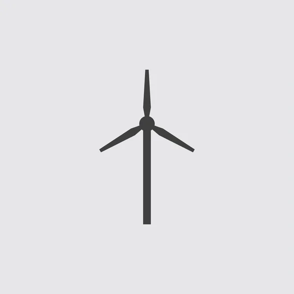 Illustrazione icona mulino a vento — Vettoriale Stock