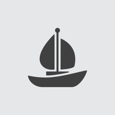 tekne simgesi illüstrasyon 