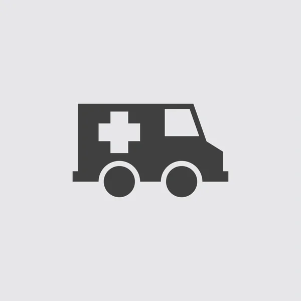 Illustrazione icona di ambulanza — Vettoriale Stock