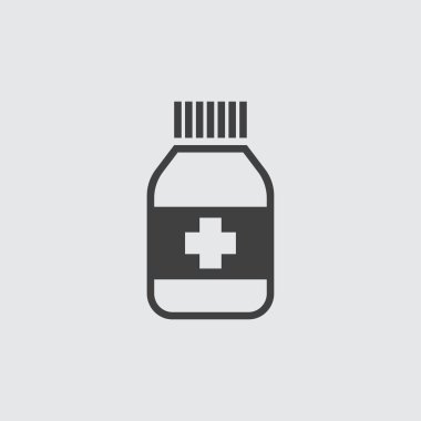 Tıp şişe simge tasarlamak