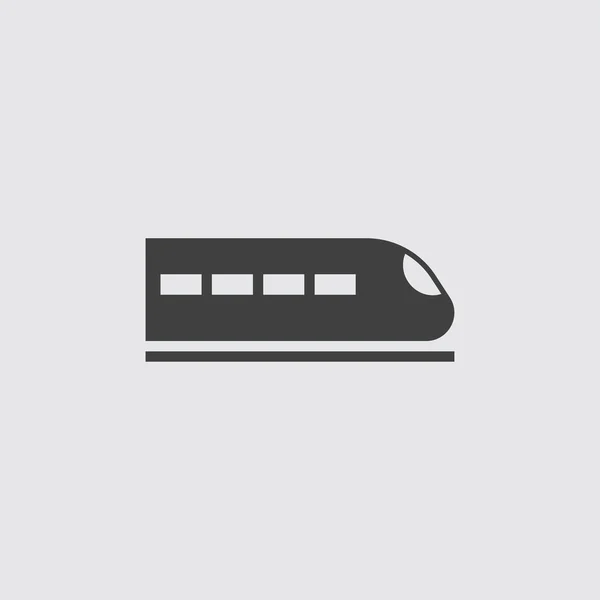 Τρένο εικονίδιο illustartion — Διανυσματικό Αρχείο