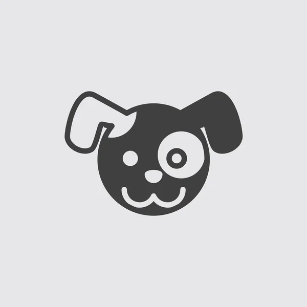 犬のアイコンの図 — ストックベクタ