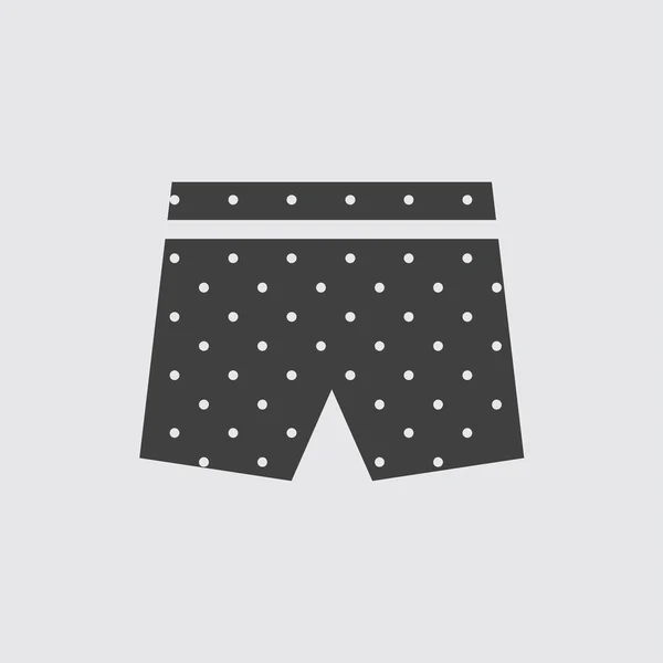 Ilustração ícone shorts —  Vetores de Stock