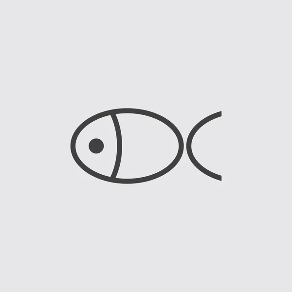 魚アイコンの図 — ストックベクタ