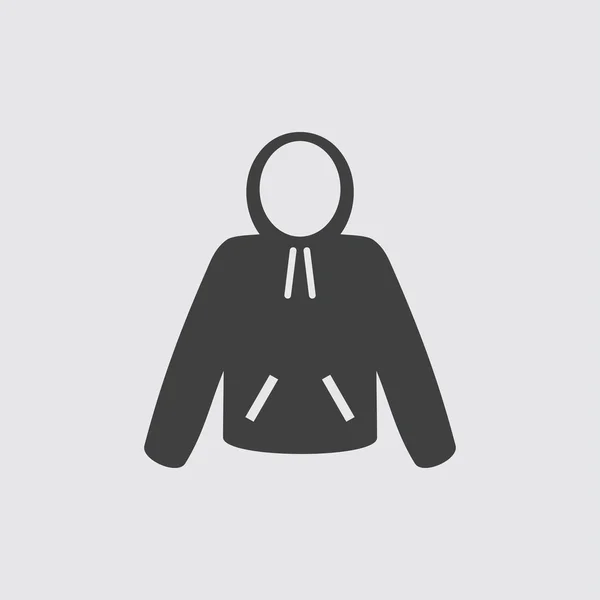 Sweat à capuche icône illustration — Image vectorielle