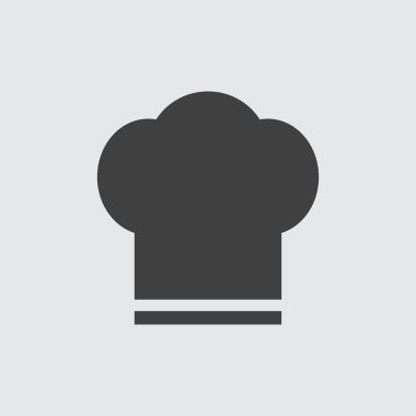 Chef şapka simgesi illüstrasyon