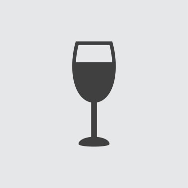 Şarap kadehi simge tasarlamak