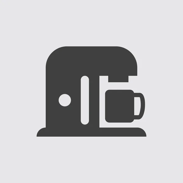 Kahve makinesi resimleme — Stok Vektör
