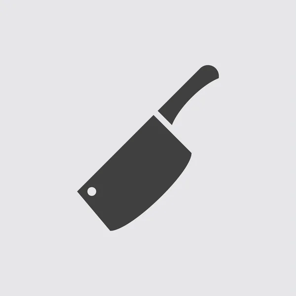 Picado icono cuchillo ilustración — Vector de stock