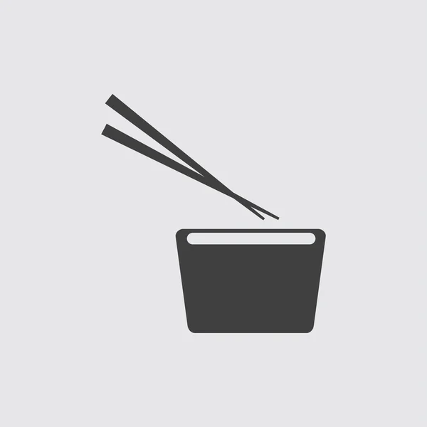 Asian food icon illustration — Stock Vector