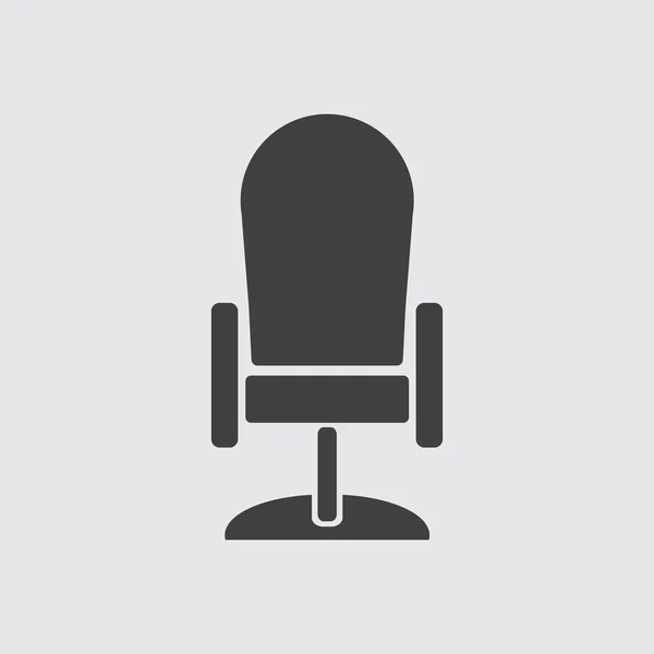 Ilustración de icono de silla de oficina — Vector de stock