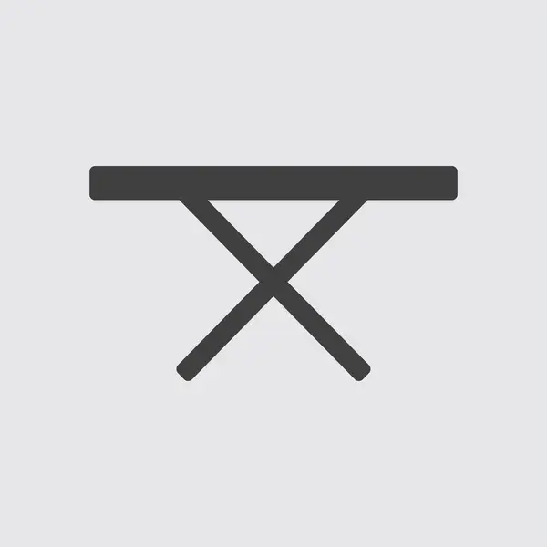 Asztal ikon illusztráció — Stock Vector