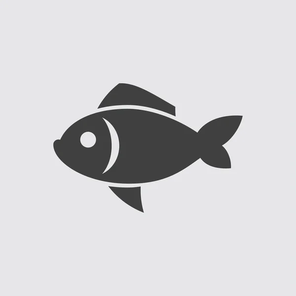 Icono de pescado Ilustración — Archivo Imágenes Vectoriales