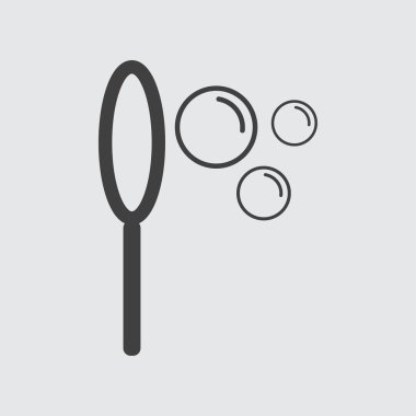 Kabarcık üfleyici simge tasarlamak