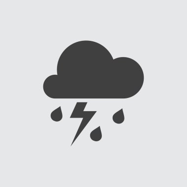 Fırtına simge tasarlamak