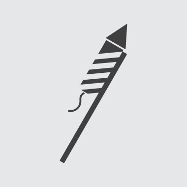 Havai fişek roket simge tasarlamak