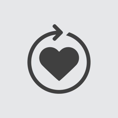 Kalp yeniden yükle simge tasarlamak