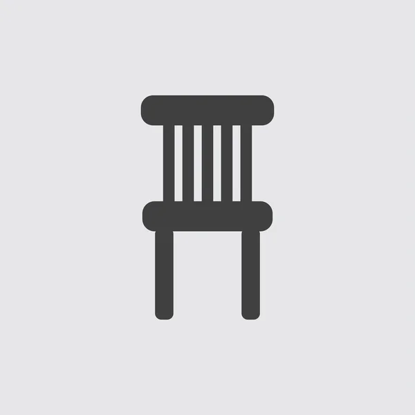 Chair icon illustration — Stock Vector