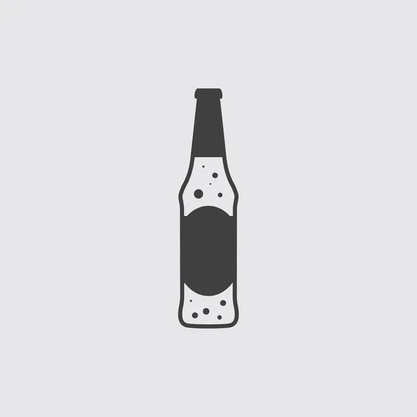 Icono de botella ilustración — Vector de stock