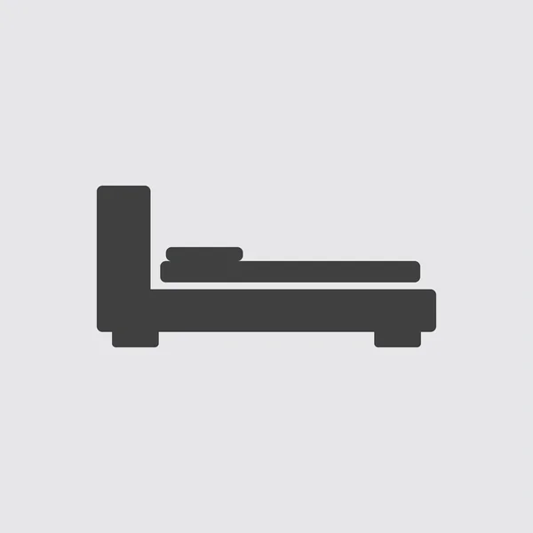 Bed icon illustration — Stock Vector