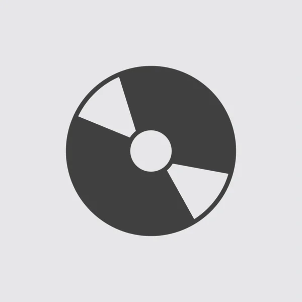 Illustrazione icona CD — Vettoriale Stock