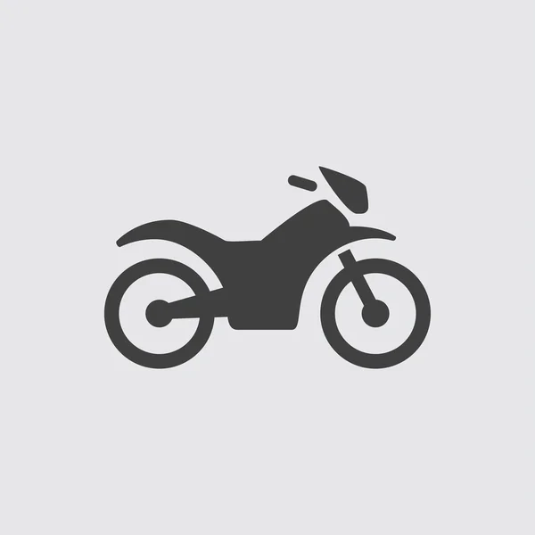 Ilustración del icono de motocicleta — Vector de stock