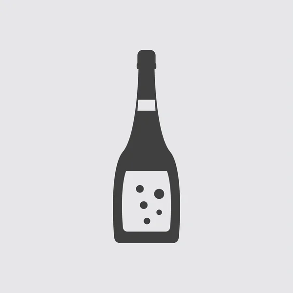 Champagne icon illustration — Stock Vector