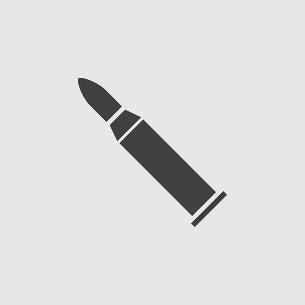 Illustrazione icona pallottola — Vettoriale Stock