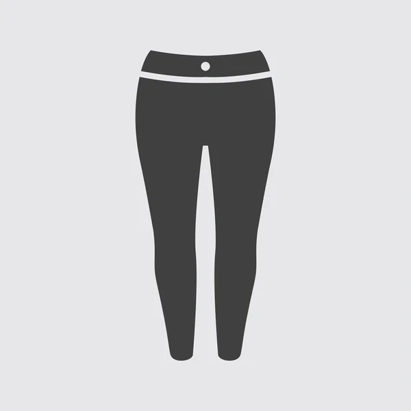 Woman trousers icon illustration — Stock Vector