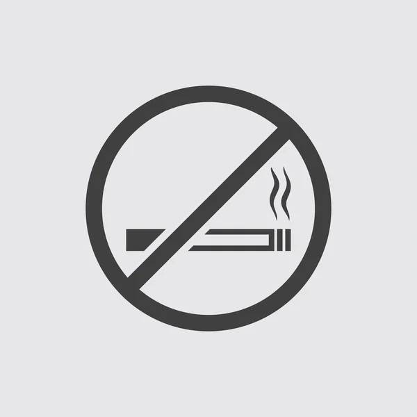 No smoking icon illustration — Stock Vector