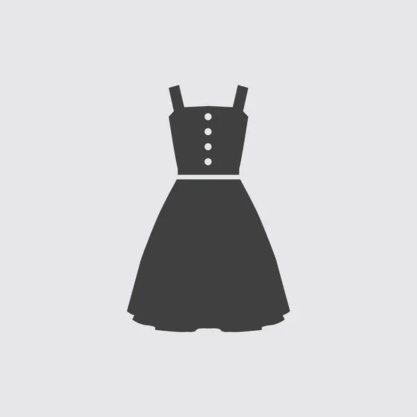 Ilustración del icono de vestido — Vector de stock