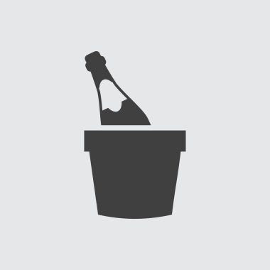 Şampanya simge tasarlamak