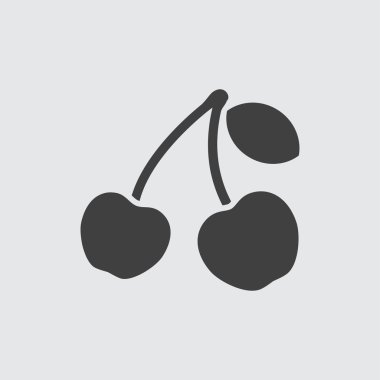 kiraz simgesi illüstrasyon