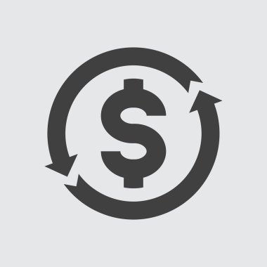 dolar simgesi illüstrasyon