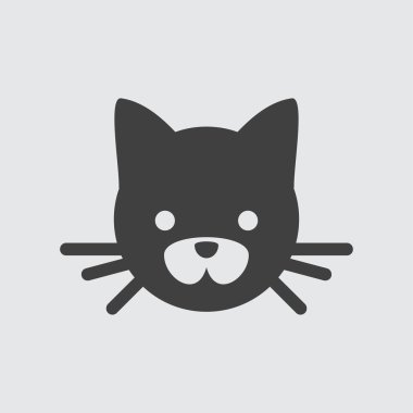 kedi simgesi illüstrasyon