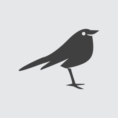 Ardıç kuşu simge tasarlamak