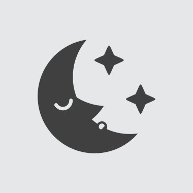 Ay ve yıldız simge tasarlamak