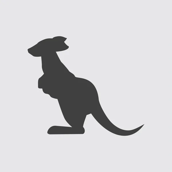 Ilustração do ícone canguru — Vetor de Stock