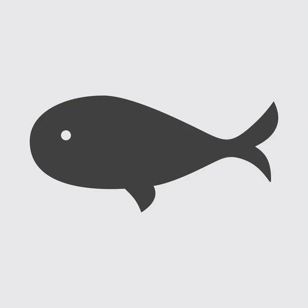 Illustration icône baleine — Image vectorielle