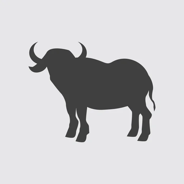 Ilustração do ícone de Bull — Vetor de Stock