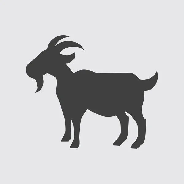 Ilustração ícone de cabra — Vetor de Stock