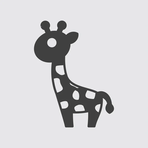 Иконка жирафа — стоковый вектор