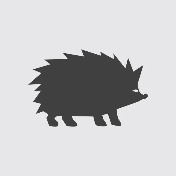 Ilustração do ícone de ouriço — Vetor de Stock