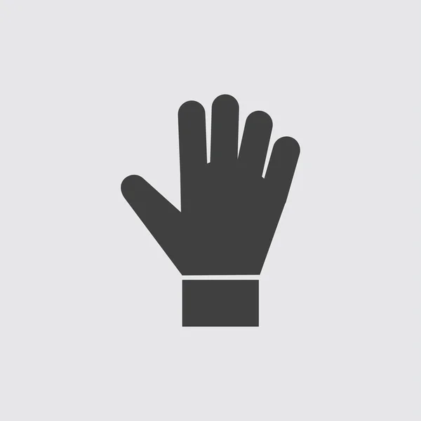 Ilustración del icono del guante — Vector de stock