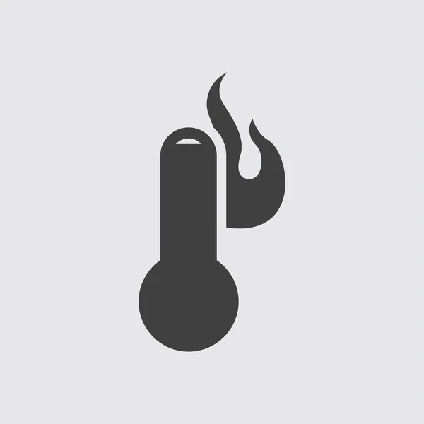 Ilustración del icono de calor — Archivo Imágenes Vectoriales