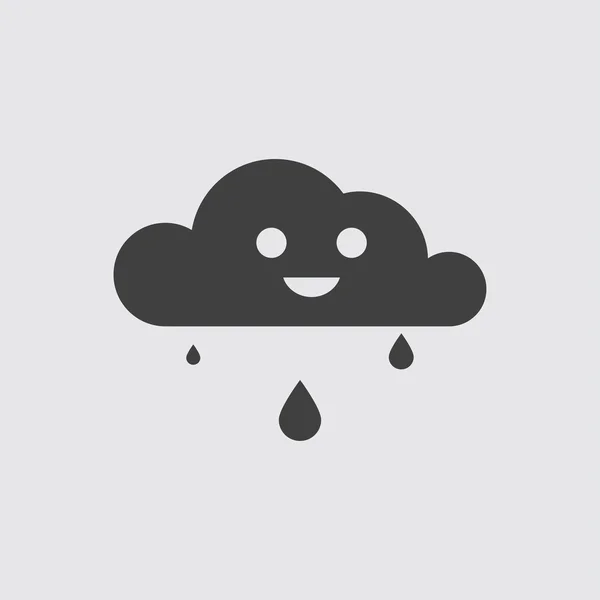 Rain icon illustration — Stock Vector