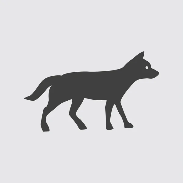 Ilustração do ícone do cão Ilustração De Bancos De Imagens